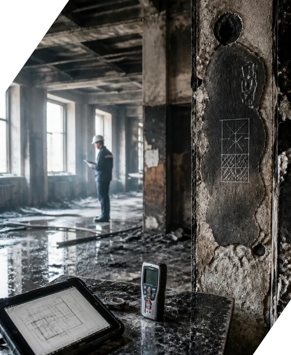 Обследование зданий после пожара в Коркине от 15572 р. | ЭкспертизаРоссия